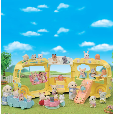 Rainbow Fun Nursery Bus de Sylvanian Family - 3