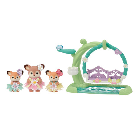 Deer Babies -Floral Swing Set- de Sylvanian Family - 1