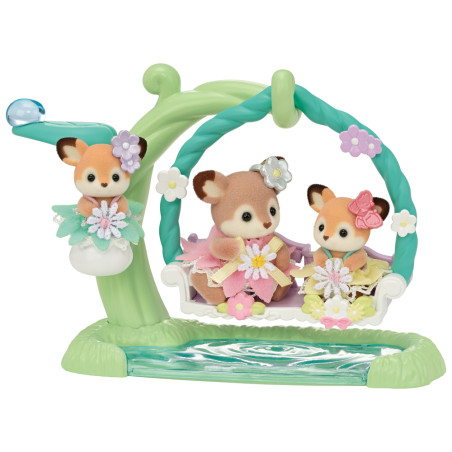 Deer Babies -Floral Swing Set- de Sylvanian Family - 2
