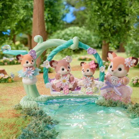 Deer Babies -Floral Swing Set- de Sylvanian Family - 5