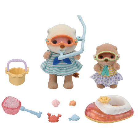 Sea Otter Sisters-Splashy Snorkel Set- de Sylvanian Family - 1