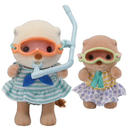 Sea Otter Sisters-Splashy Snorkel Set- de Sylvanian Family - 2