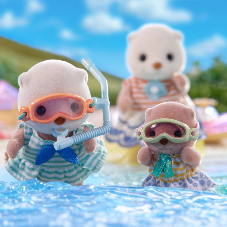 Sea Otter Sisters-Splashy Snorkel Set- de Sylvanian Family - 5