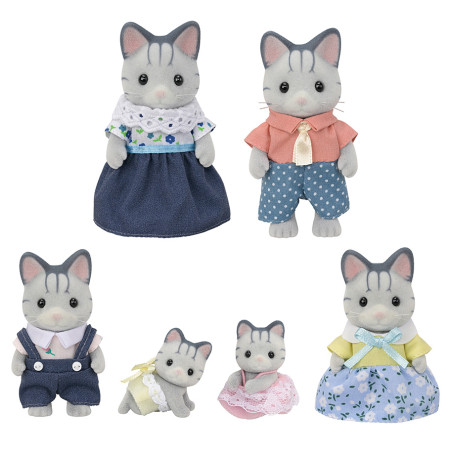 Fisher Cat Family de Sylvanian Family - 1